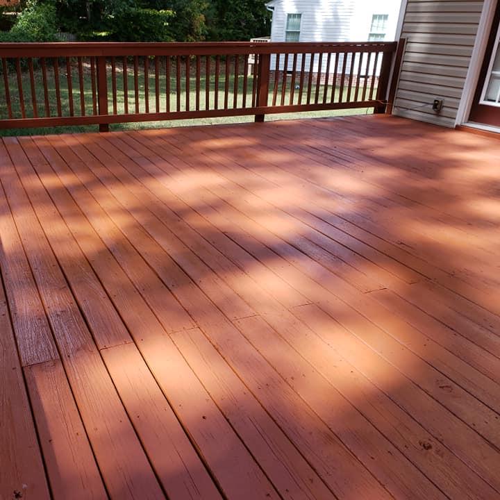 finished deck