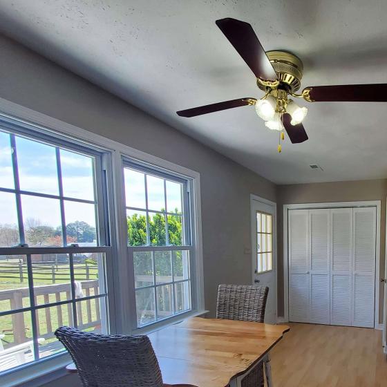 Living room painted in Midlothian VA