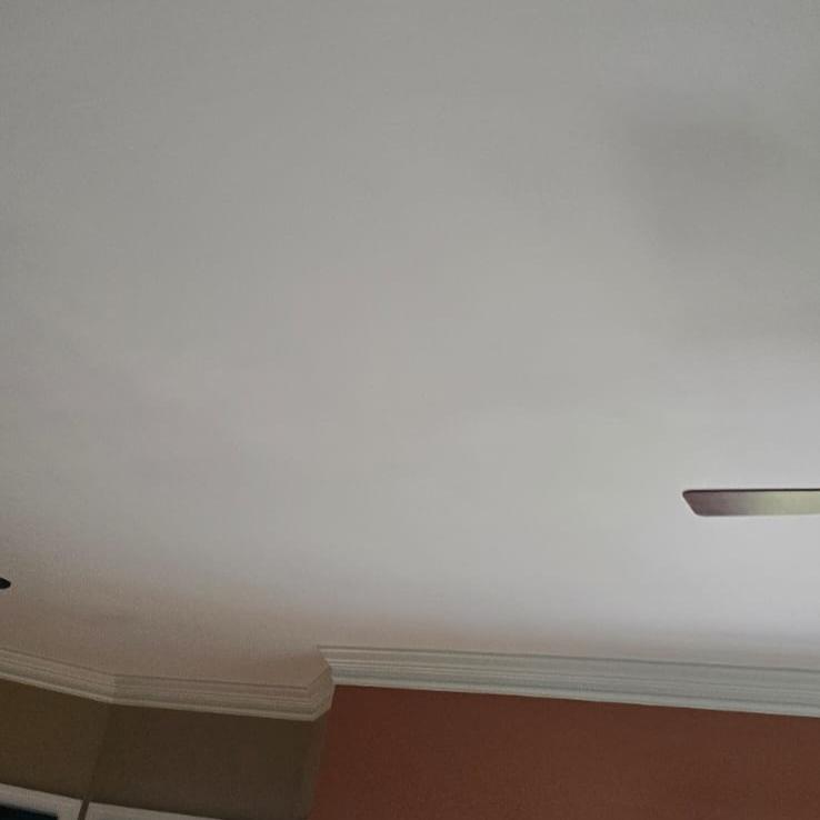 ceiling in bedroom after